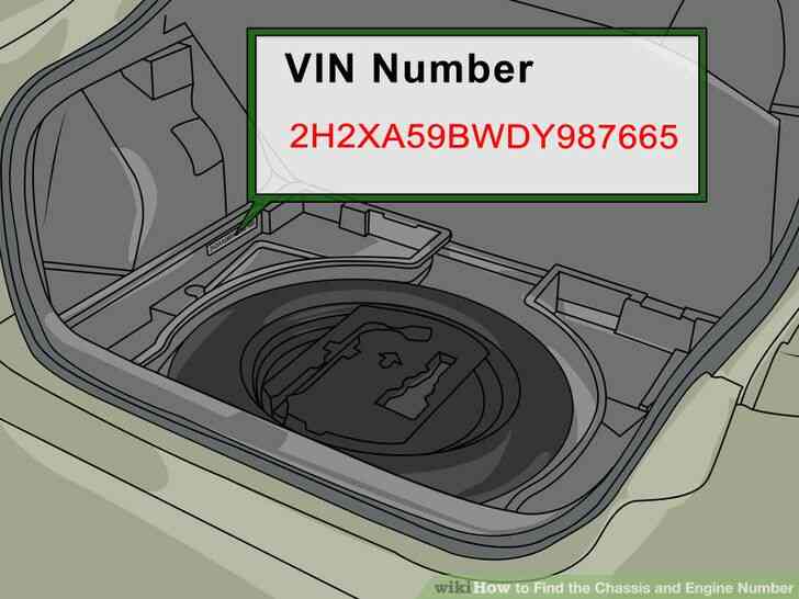 Image intitulée Trouver le Châssis et le Numéro du Moteur à l